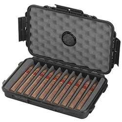 Hochwertiger und Exklusiver Reisehumidor für Zigarren- Wasserdicht - Staubdicht - Made in Germany