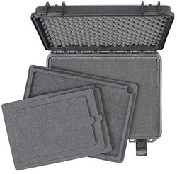 MC-CASES Laptopkoffer / Notebookkoffer Tablet Ipad - Koffer für Laptop und Zubehör - Aus Deutschland - (Innenmaß 380 x 270 x 115 mm/16mm)