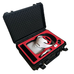 Transportkoffer für DJI Goggles auch Racing Edition mit Platz für viel Zubehör- Passt zusammengesetzt von MC-CASES - Made in Germany - Outdoor Koffer - IP67 Wasserdicht -