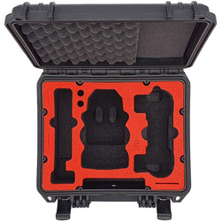 MC-CASES® Kompakt Koffer für DJI Mini 2 und Zubehör – Für Flymore Kombo ohne Propellerschützer – Wasserdicht - Sehr robust – In Deutschland hergestellt