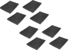 8x Noppenschaumstoff, Akustik Schaumstoff, Akustikschaumstoff, Dämmung (500 mm x 350 mm x 50 mm)