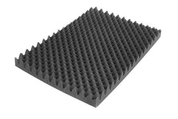 2x Noppenschaumstoff, Akustik Schaumstoff, Akustikschaumstoff, Dämmung (500 mm x 350 mm x 50 mm)