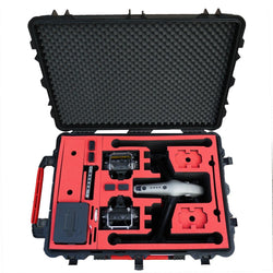 Professioneller Transportkoffer für DJI Inspire 2 - Landing Mode - Platz fuer X4S/X5S - 20 Batterien, Objektive uvm